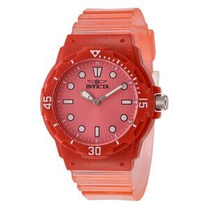 Invicta Celestial Cloud Women's Watch - 35mm, Transparent, Red (49210)